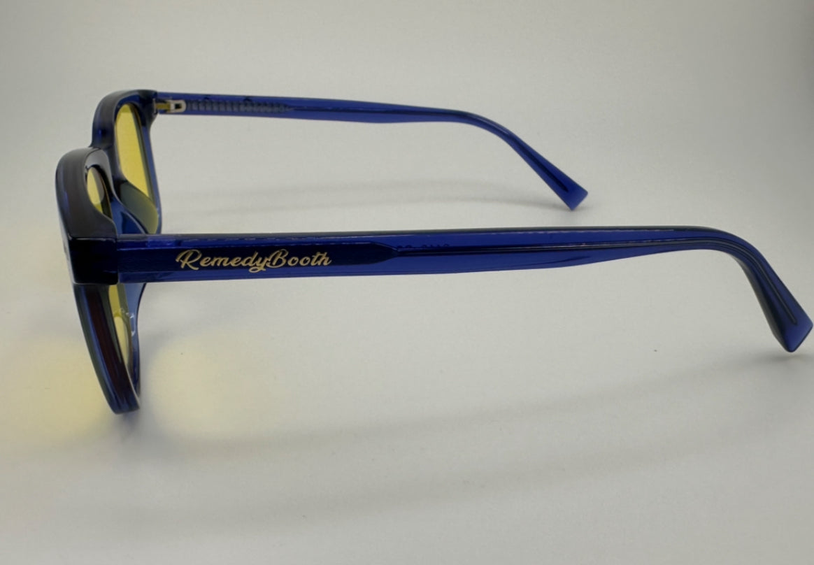 Blue frames-Yellow Lens- Blue light glasses